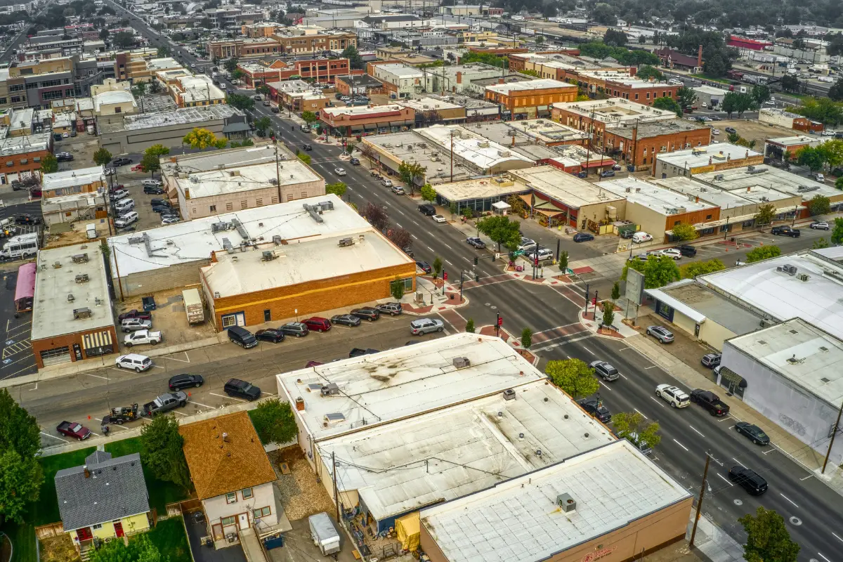 Aerial view of Nampa, Idaho