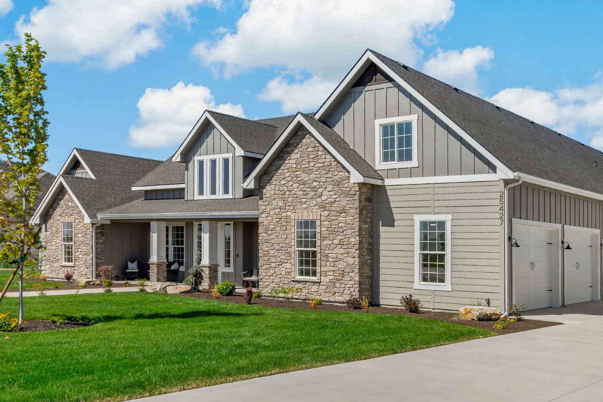 Exterior of an Idaho home built by Pleasant View Construction